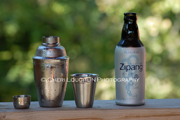 Zipang Sparkling Sake and Cocktail Shaker