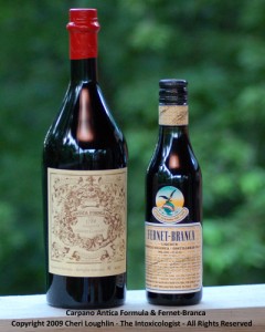 Carpano Antica and Fernet-Branca - photo copyright Cheri Loughlin