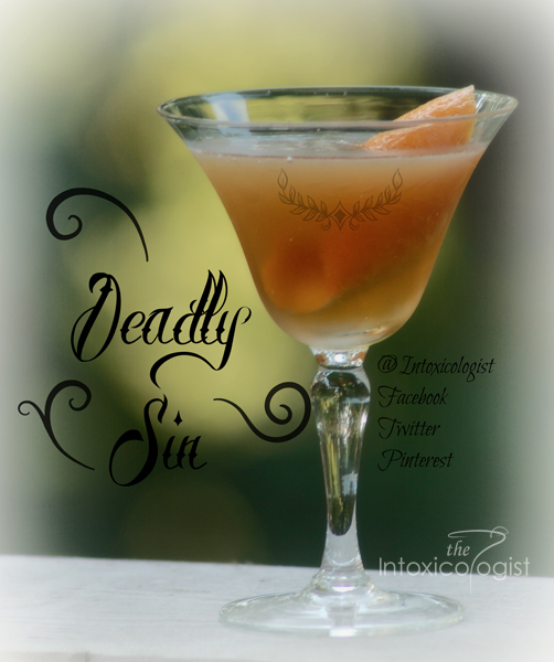Deadly Sin Classic Cocktail perfect for Halloween