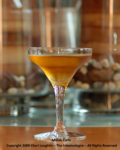 Monte Carlo - Rye Whiskey - Benedictine - Robert Hess - photo property of Cheri Loughlin