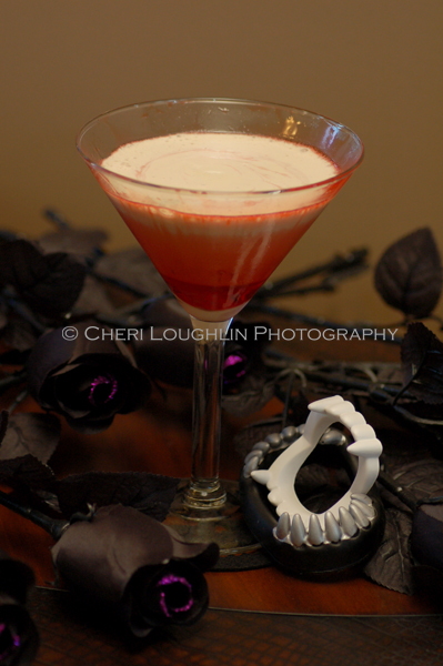 Vampire Isle Twilight Mocktail {recipe and photo credit: Mixologist Cheri Loughlin, The Intoxicologist}