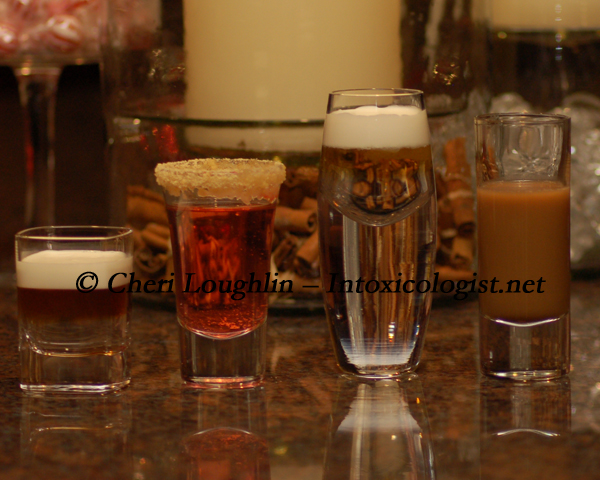 Four Holiday Dessert Shots photo copyright Cheri Loughlin