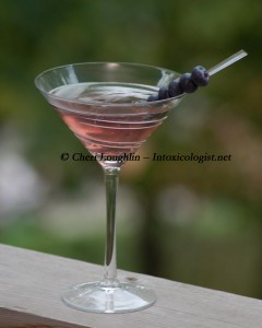 Blueberry Bubble - Three-O Bubble Vodka cocktail - Created by Cheri Loughlin - photo copyright Cheri Loughlin