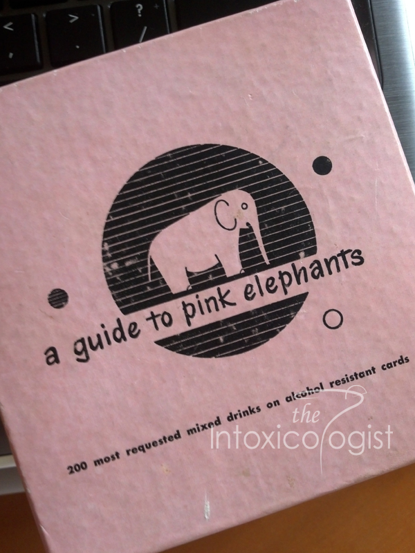 Guide to Pink Elephants Cockail Book with Valentine's Day recipe