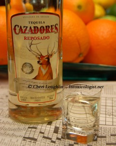 Cazadores Reposado Tequila Neat - photo copyright Cheri Loughlin