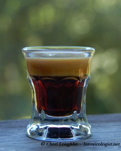Baby Guinness Shot - photo property of Cheri Loughlin - The Intoxicologist