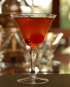 Boardwalk Manhattan with Canadian Club adapted by Cheri Loughlin - The Intoxicologist