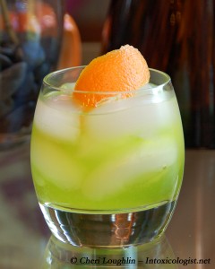 Green Sneaker - Football Drink Recipe - photo property of Cheri Loughlin