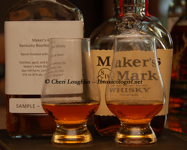 Makers 46 and Makers Mark Comparison photo copyright Cheri Loughlin