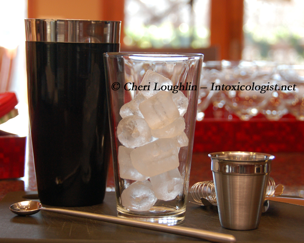 Mixing Glass with Ice photo copyright Cheri Loughlin