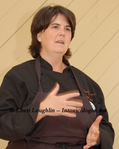 Chef Ouita Michel of Woodford Reserve Bourbon photo copyright Cheri Loughlin