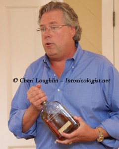 Tim Laird Chief Entertaining Officer at Woodford Reserve Bourbon photo copyright Cheri Loughlin