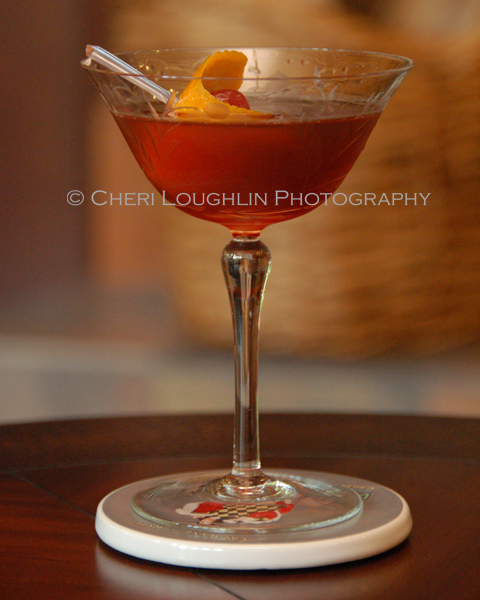 Rat Pack Manhattan {photo credit: Mixologist Cheri Loughlin, The Intoxicologist}