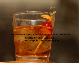 Royal Panache Cocktail Commissioned for Hiram Walker - created by Cheri Loughlin - photo copyright Cheri Loughlin