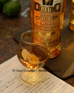DonQ Anejo Rum Tasted Neat - photo copyright Cheri Loughlin