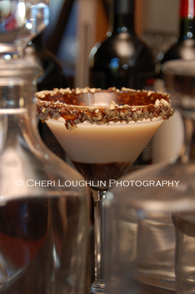 Joyous Almond {recipe and photo credit: Mixologist Cheri Loughlin, The Intoxicologist. www.intoxicologist.net}