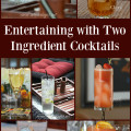 Two ingredient cocktails keep entertaining fun, fabulous and flavorful. Choose from highballs to spritzers and everything in between. Your drinks are sure to hit the bull's eye.