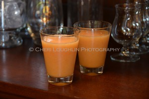 Pinch Me Peach Mocktail - National Ice Cream Month - created by and photo copyright Cheri Loughlin