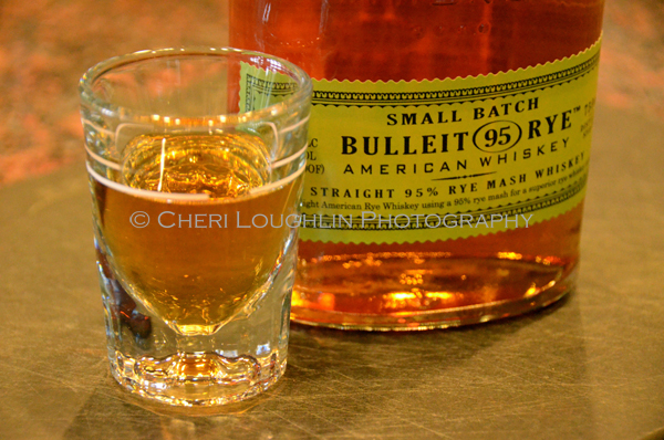 Bulleit Rye Neat  - photo copyright Cheri Loughlin