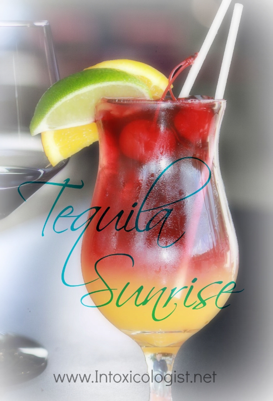 70s Cocktails: Tequila Sunrise