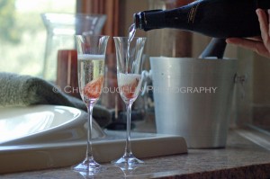 Champagne Pour - copyright Cheri Loughlin