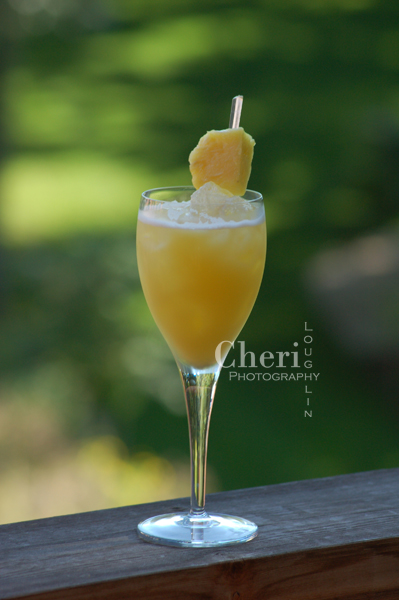 Mai Tai Teenie - Fresh pineapple, rum, orange juice, lime, and Orgeat almond syrup.