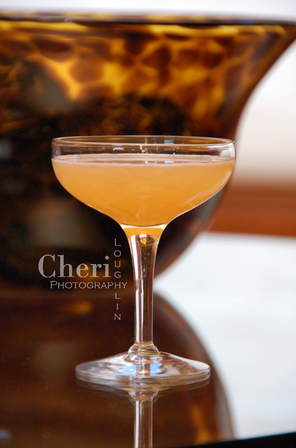 Ponce de Leon classic cocktail with rum and champagne