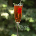 Kiss from a Rosé - Barefoot Bubbly cocktail, terrific for Valentine's Day. {photo credit: Cheri Loughlin}
