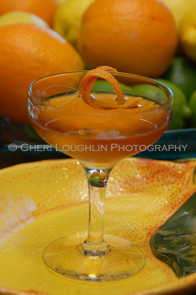 Burnt Orange Kir Cocktail Glowing Success