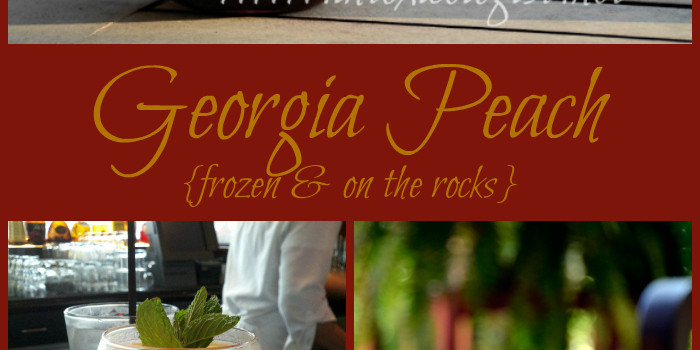 This Georgia Peach frozen drink was inspired by Cheesecake Factory's drink with the same name. Try it and compare or simply make one on the rocks.