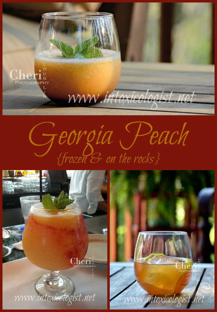This Georgia Peach frozen drink was inspired by Cheesecake Factory's drink with the same name. Try it and compare or simply make one on the rocks.