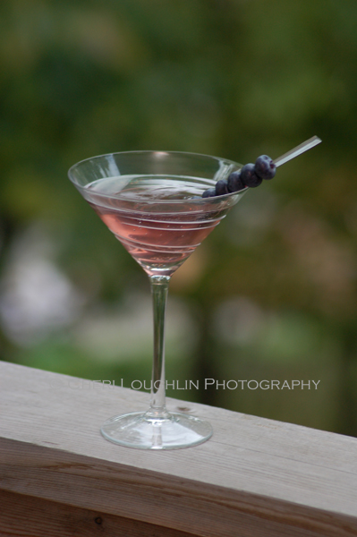 Blueberry Hill - recipe and photo by Mixologist Cheri Loughlin, The Intoxicologist