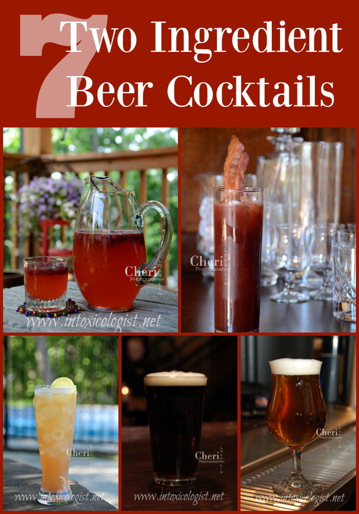What better way to celebrate Labor Day than with a few two ingredient beer cocktails? Refreshing, satisfying and no fuss.