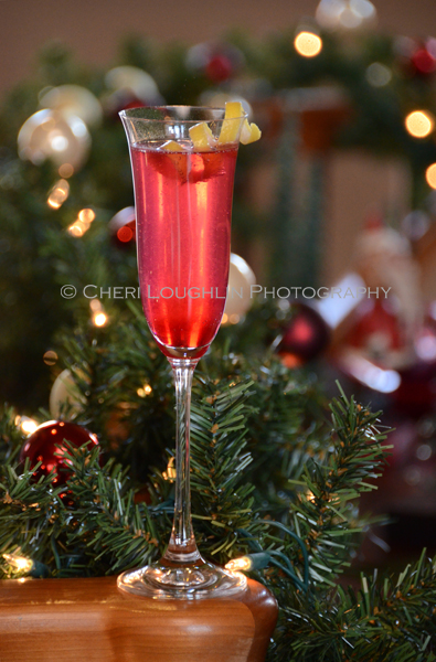 Skip the usual Mimosa or Bellini for holiday brunch. Serve the Blushing Blue champagne cocktail. Guests will love the lush Blueberry Lavender flavor! {recipe and photo credit: Mixologist Cheri Loughlin, The Intoxicologist}