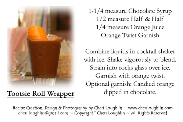 5 Halloween Drink Recipe Cards, Recipe Cards