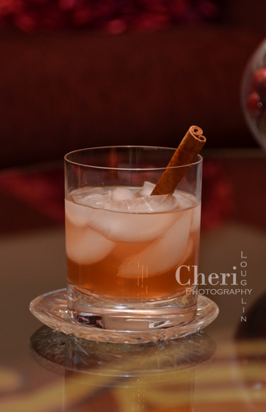 Mexican Holiday - Tequila, Cranberry Juice, Lemon, Spiced Orange Syrup, Cinnamon Stick