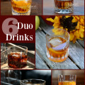 Learn 6 two ingredient duo drinks using different base spirits and amaretto liqueur.
