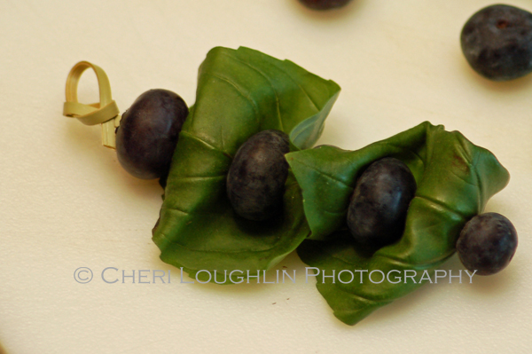 Blueberry Basil Garnish 4