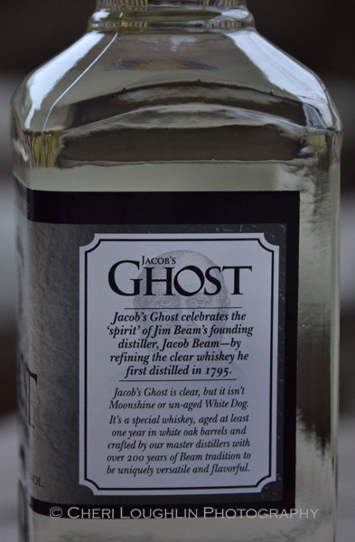 Jacob’s Ghost White Whiskey doesn’t say “moonshine” on the label. It’s White Whiskey, not moonshine. - photo by Cheri Loughlin, The Intoxicologist