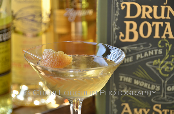 The French Intervention Cocktail from The Drunken Botanist - book by Amy Stewart - photo by Cheri Loughlin