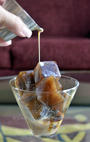 Try Coffee Ice Cubes in Black Russians, White Russians or throw Coffee Ice Cubes in the blender with Mudslide ingredients and Vanilla Ice Cream for a wonderful recipe variation. - photo by Cheri Loughlin