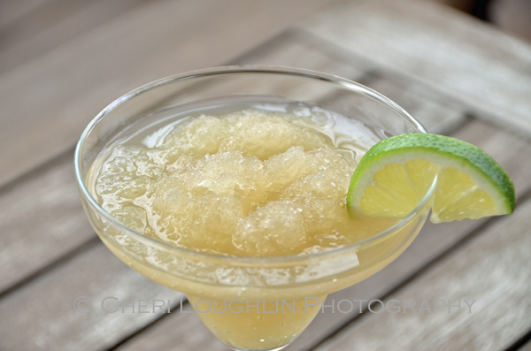 No Blender Frozen Modern Margarita is a DIY Ready-to-Drink frozen cocktail – recipe and photo by Mixologist Cheri Loughlin, The Intoxicologist