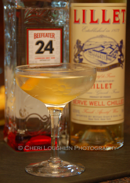 Lillet Blanc Martini, Classic Martini with Lillet Blanc and orange