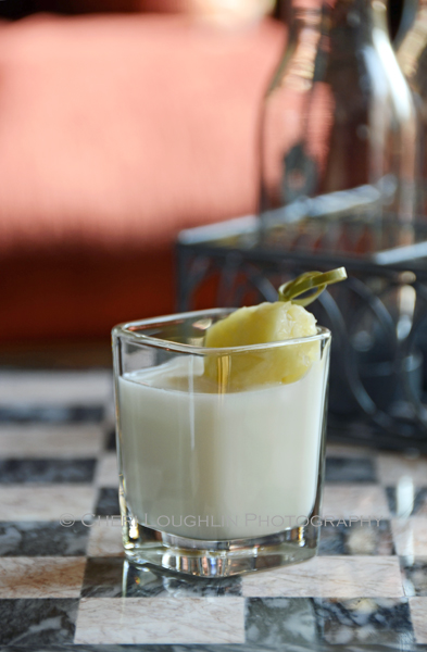 The Endless Summer Shot tastes like a chilled pineapple creamsicle. Made with silver rum, triple sec, half & half and pineapple juice. - recipe and photo by Cheri Loughlin, The Intoxicologist