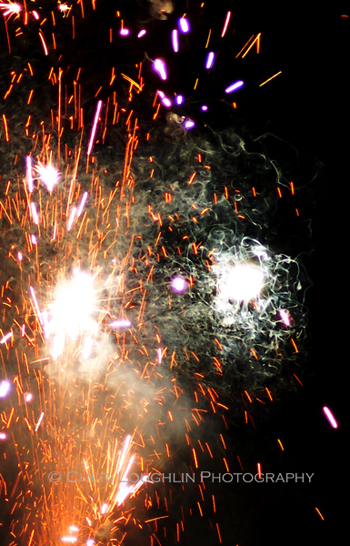 Fireworks from 4th of July party - posted in Red White and Blue 4th of July Drinks with 3 red white and blue drink recipes - photo by Cheri Loughlin, The Intoxicologist