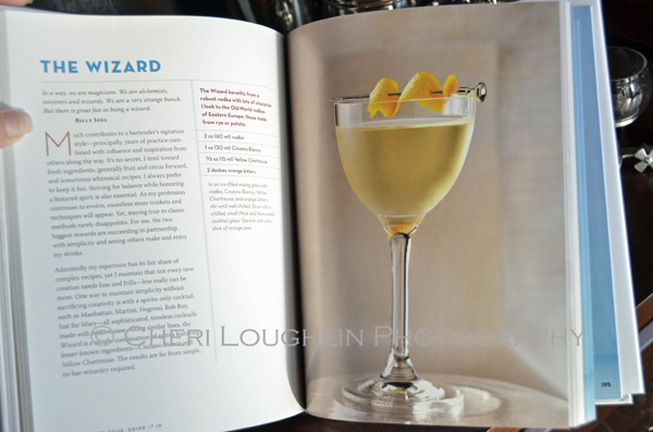 Vodka Distilled by Tony Abou-Ganim The Modern Mixologist - The Wizard Cocktail as shown in the book. - photo by Mixologist Cheri Loughlin, The Intoxicologist