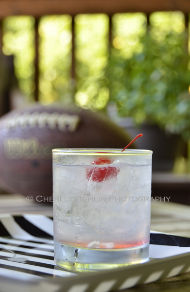 Cherry Kicker is an easy build drink created specifically for football and tailgating season using Cherry Vodka, Vanilla Vodka and Coconut Juice with optional cherry garnish. It is one of four basic, quick build cherry vodka drinks in a series. - recipe and photo by Mixologist Cheri Loughlin, The Intoxicologist