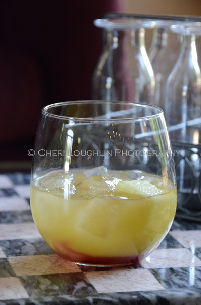 The Shellback Rum Fish House Punch individual serve lower calorie version contains the same great flavor for only 110.25 calories. - recipe and photo by Mixologist Cheri Loughlin, The Intoxicologist