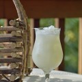 After the Storm Vodka Recipe 066 - Vanilla Vodka, Guava Nectar, Pineapple Juice, Cream of Coconut, Lemon Juice - recipe and photo by Mixologist Cheri Loughlin, The Intoxicologist