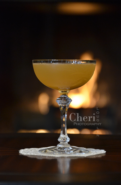 Apricot Bonfire Fall Cocktail takes the classic Daiquiri from summer to autumn by using dark rum and apricot flavors to warm the palate. {photo credit: Mixologist Cheri Loughlin, The Intoxicologist www.intoxicologist.net}